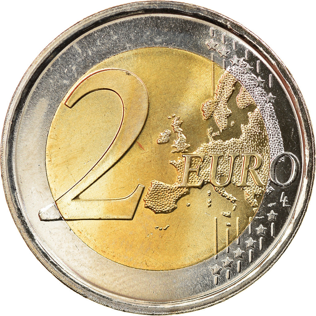 Hiszpania, 2 Euro, Escurial, 2013, Madrid, MS(63), Bimetaliczny