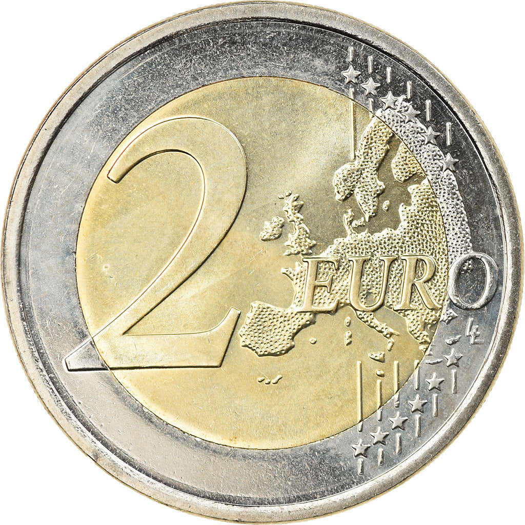 Finland, 2 Euro, Drapeau européen, 2015, Vantaa, MS(63), Bi-Metallic