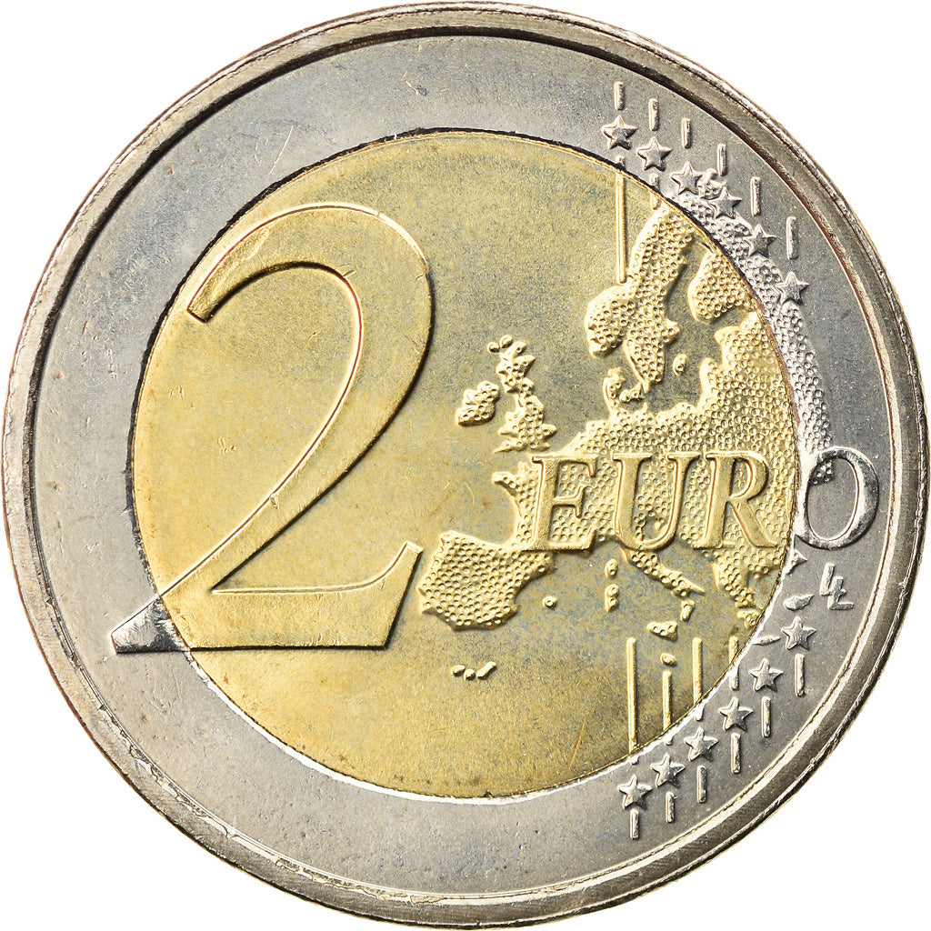 Luxemburgo, 2 Euro, EMU, 2009, SC, Bimetálico