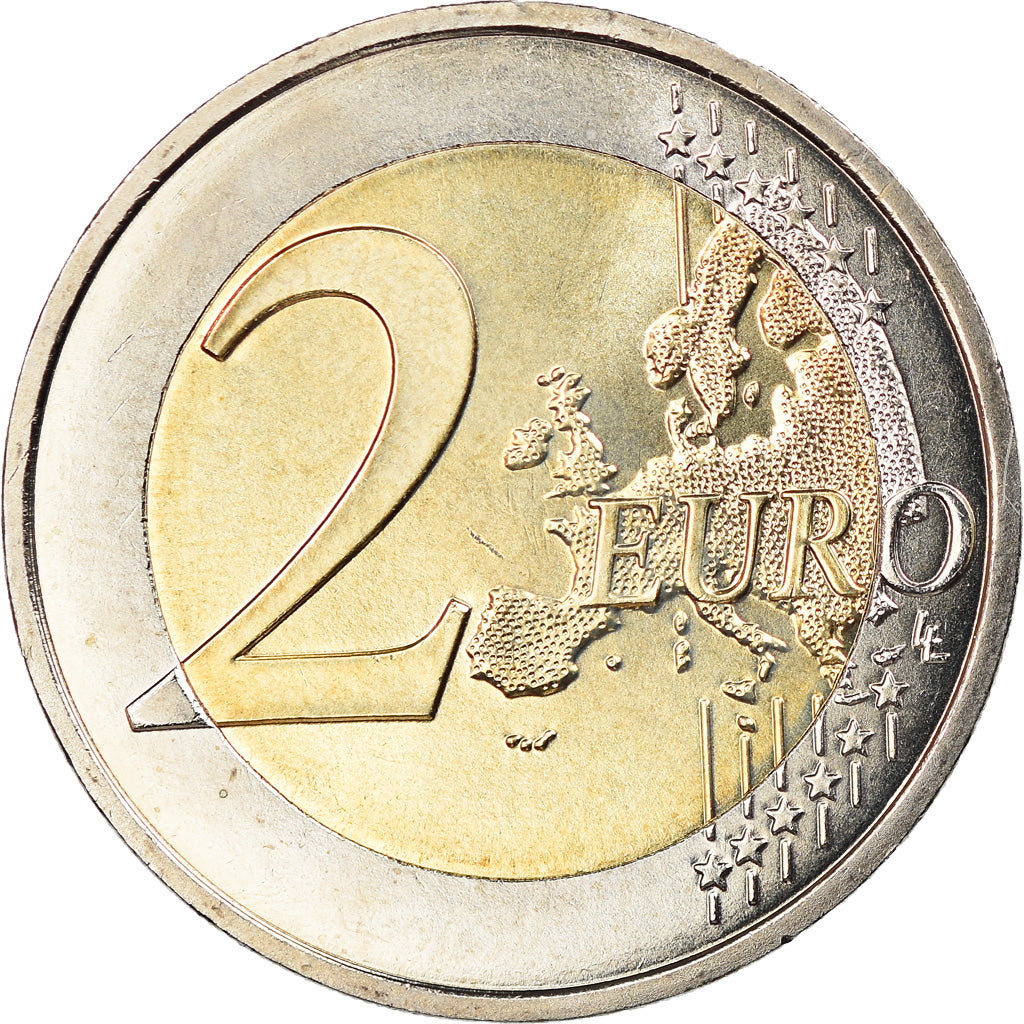 France, 2 Euro, Traité de Rome 50 ans, 2007, Paris, SPL, Bi-Metallic, KM:1460