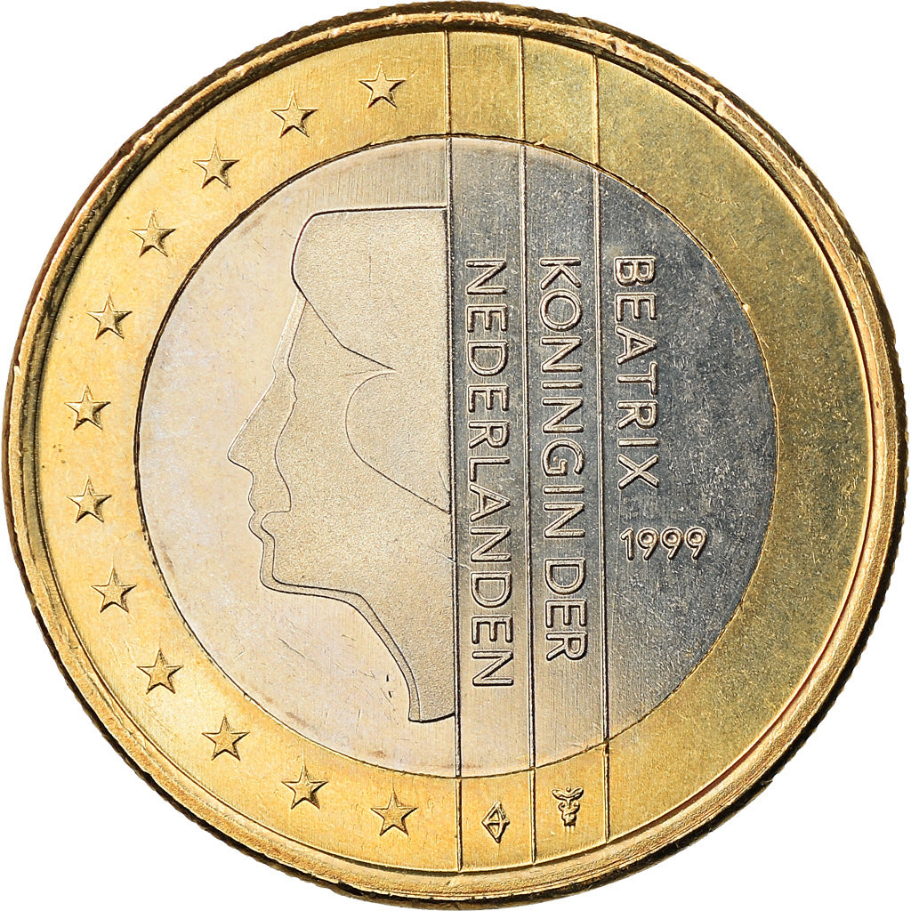 Paesi Bassi, Euro, 1999, Utrecht, SPL, Bi-metallico, KM:240
