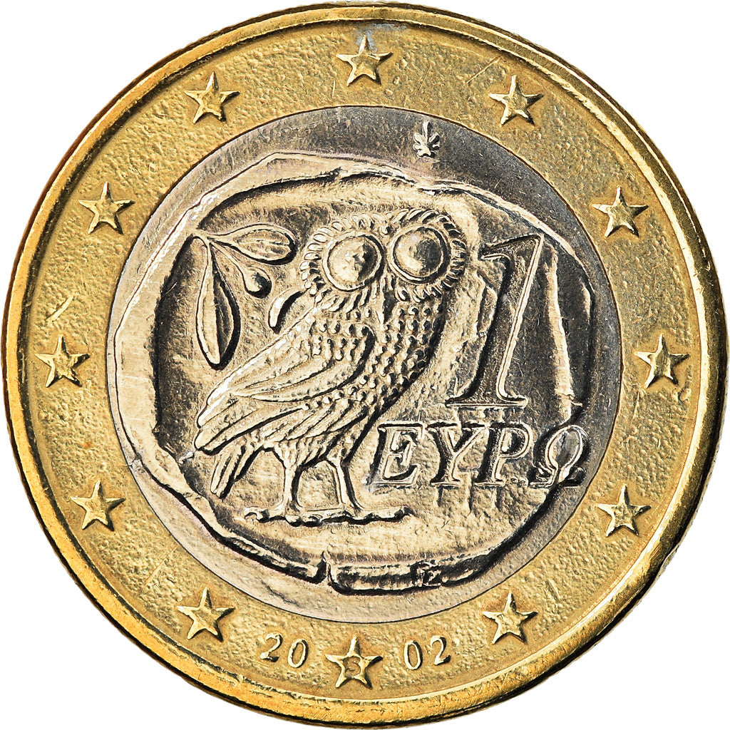 Grèce, Euro, 2002, Athènes, SPL, Bi-Metallic, KM:187
