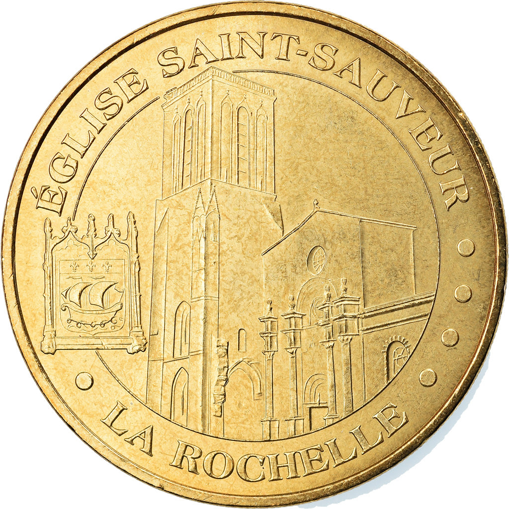 France, Jeton, Jeton Touristique, La Rochelle - Eglise Saint-Sauveur, Arts &