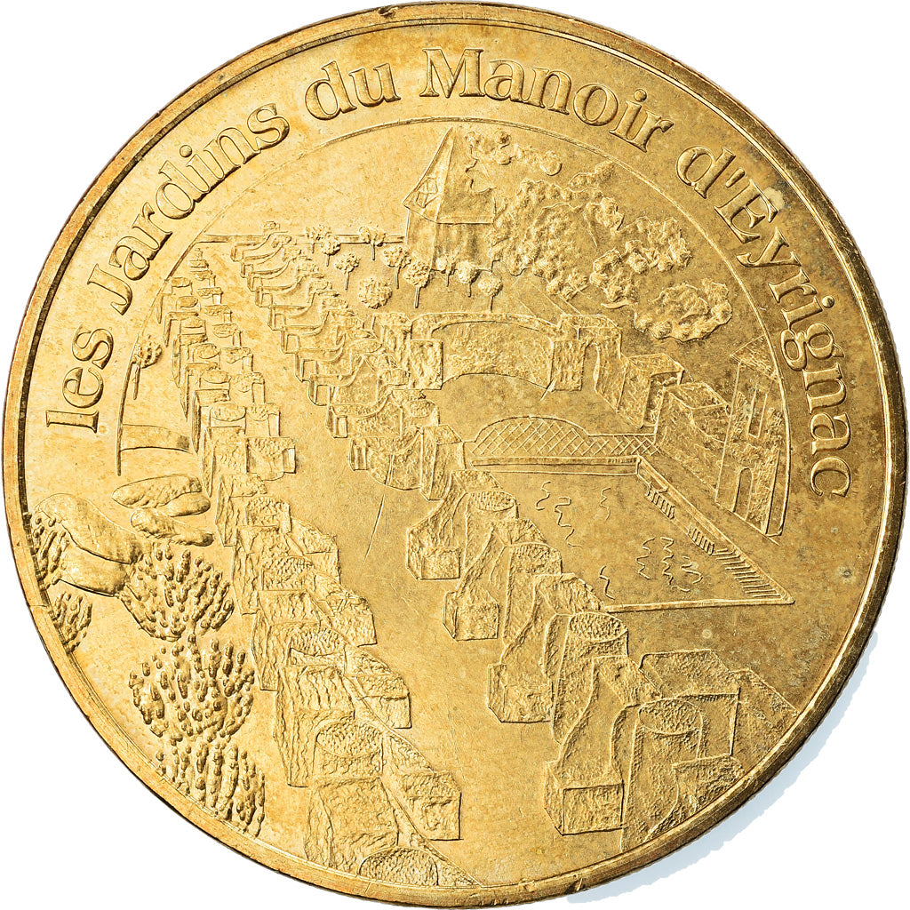 France, Token, Touristic token, 24/ Jardins du Manoir d'Eyrignac, Arts &