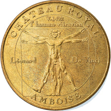Francia, Token, Touristic token, Amboise - L'homme vitruvien, Arts & Culture