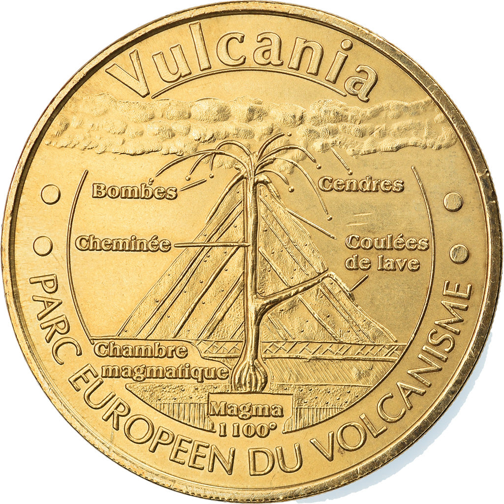 Frankreich, Token, Touristic token, Saint-Ours-Les-Roches - Vulcania n°3, Arts