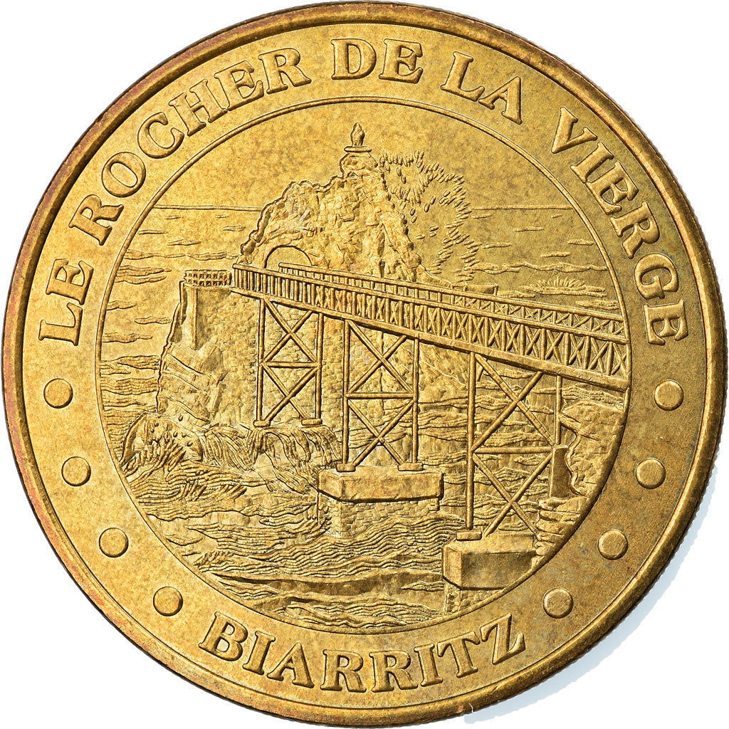 Frankreich, Token, Touristic token, Biarritz - le Rocher de la Vierge, Arts &