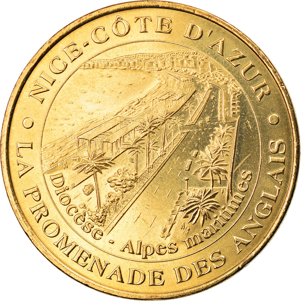 France, Jeton, Jeton Touristique, Nice - Promenade des Anglais, Arts & Culture