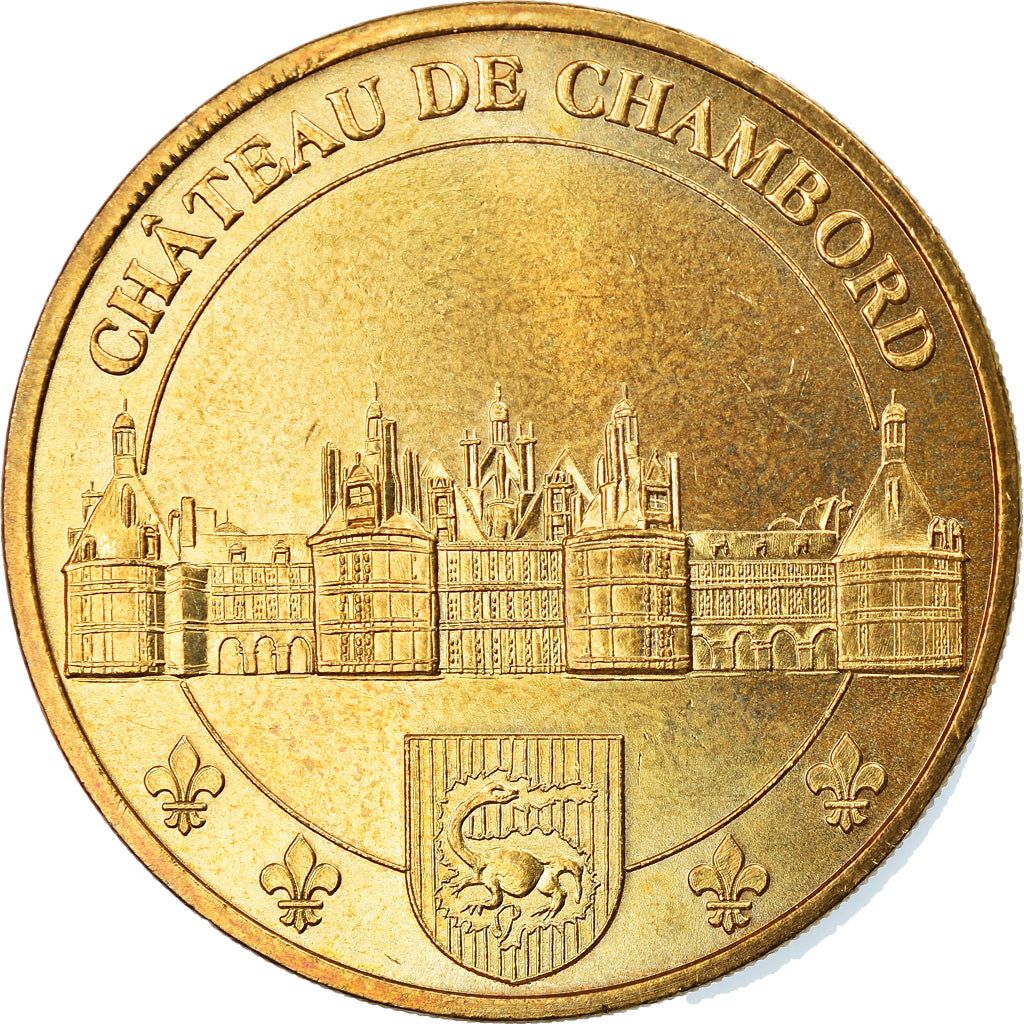 Francja, Token, Żeton turystyczny, Chambord - Le château -Armoiries, Sztuka i