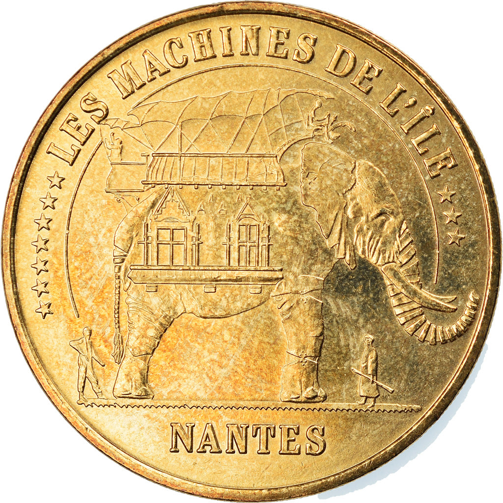 France, Token, Touristic token, Nantes -  Les machines de l'ile n°1, Arts &