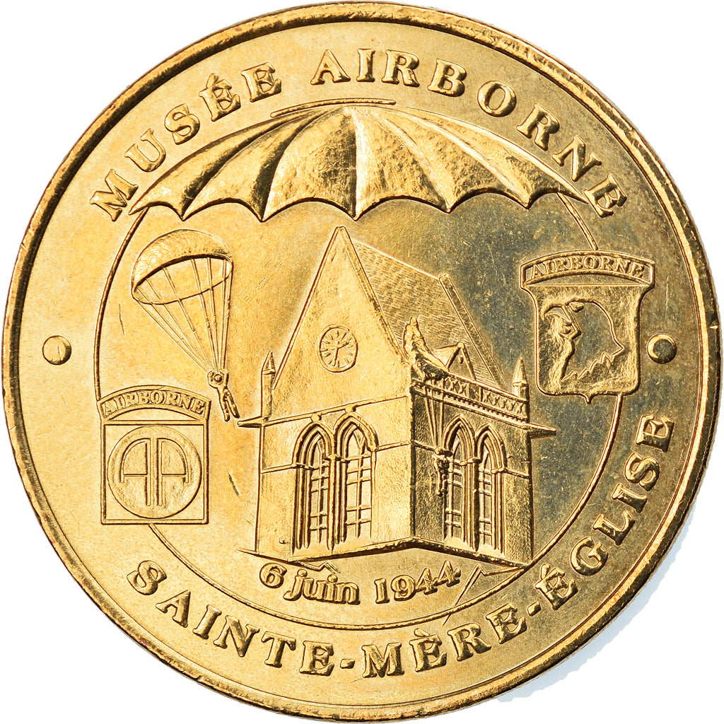 France, Token, Touristic token, Sainte-Mère-l'Eglise - Musée Airbone, Arts &