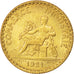 Coin, France, Chambre de commerce, Franc, 1921, MS(60-62), Aluminum-Bronze