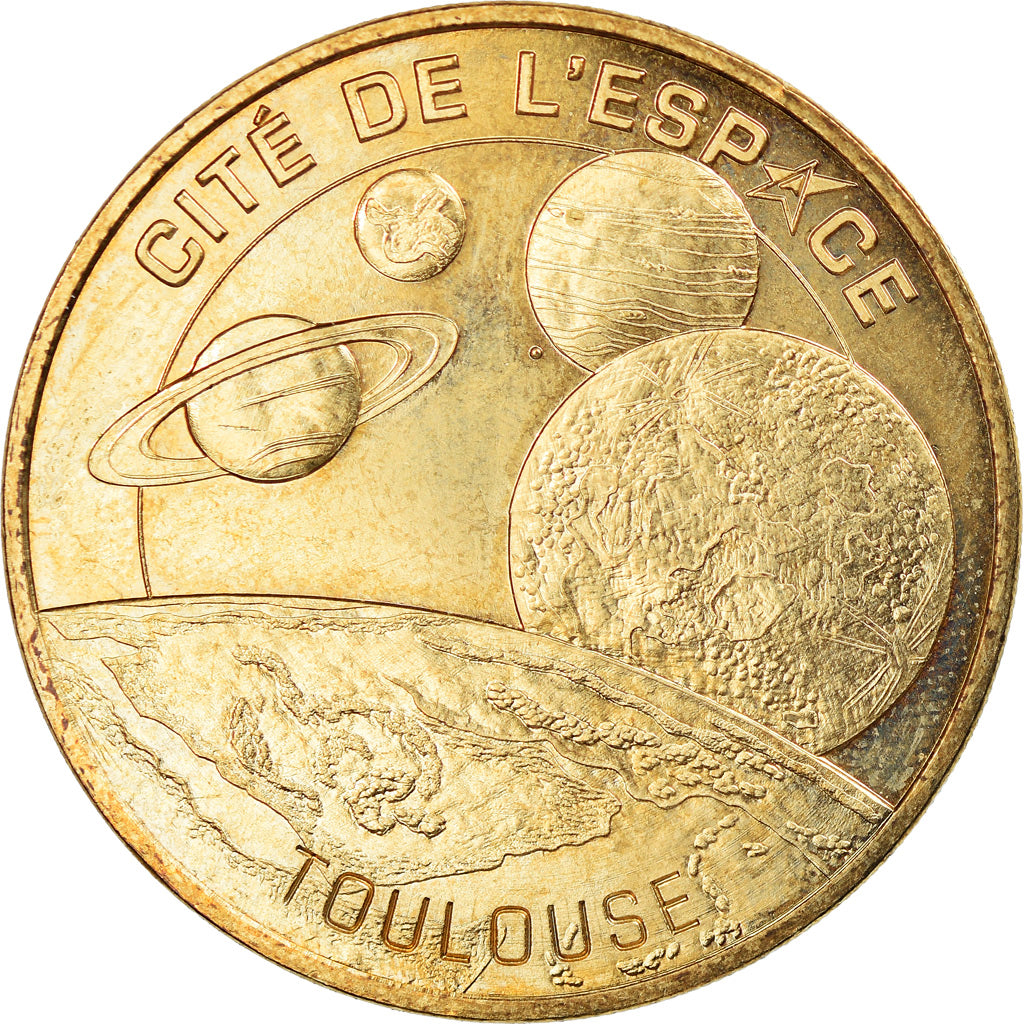 Francia, Token, Jetón turístico, Toulouse - Cité de l'Espace n°3, Arts &