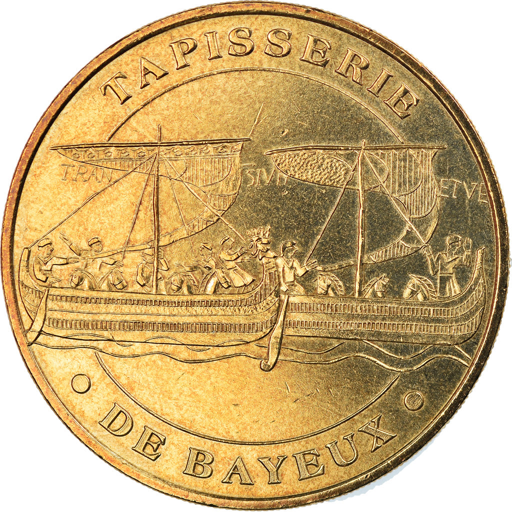Francia, Token, Jetón turístico, 14/ Bayeux - Tapisseries - Drakkar, Arts &