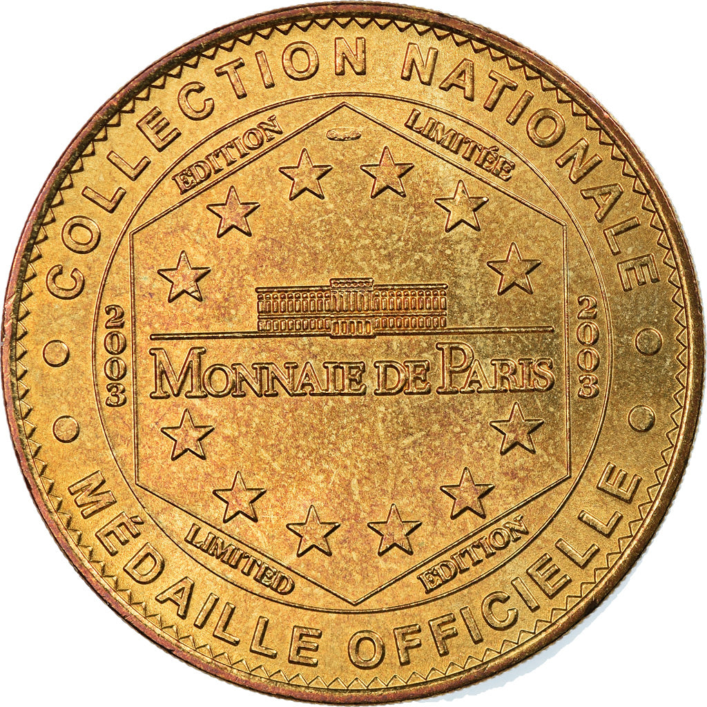 Francia, Token, Jetón turístico, Cluny - Abbaye n°1, Arts & Culture, 2003