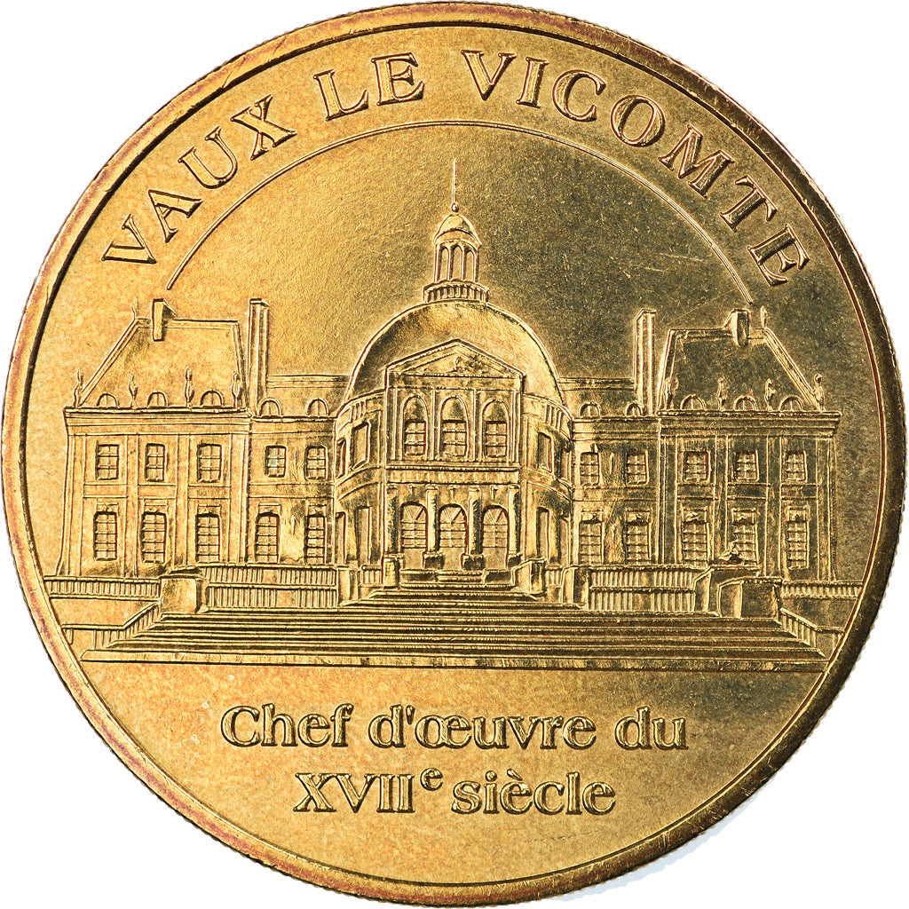 Francia, Token, Jetón turístico, Maincy - Vaux le Vicomte, Arts & Culture