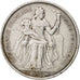 Coin, New Caledonia, 5 Francs, 1952, EF(40-45), Aluminum, KM:4, Lecompte:71