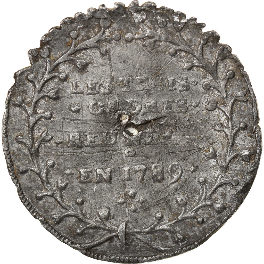 France, Medal, Constitution, Réunion des Etats Généraux, Les trois Ordres