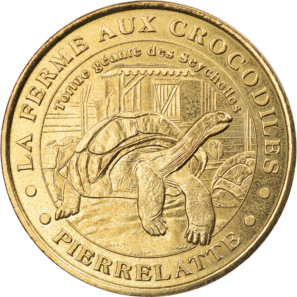 Francia, Token, Touristic token, Pierrelatte - Ferme aux crocodiles n° 3, Arts