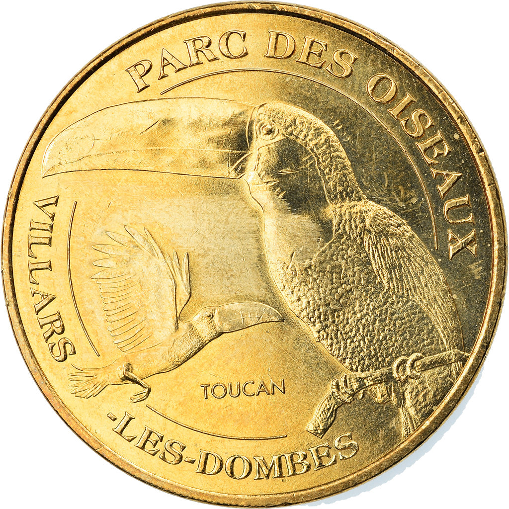 France, Token, Touristic token, Villars-les-Dombes - Parc des Oiseaux n°2, Arts