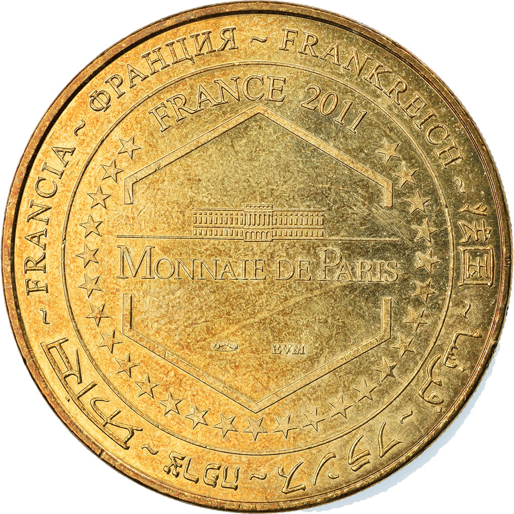 Francia, Token, Jetón turístico, La Cluse et Mijoux - Château de Joux -