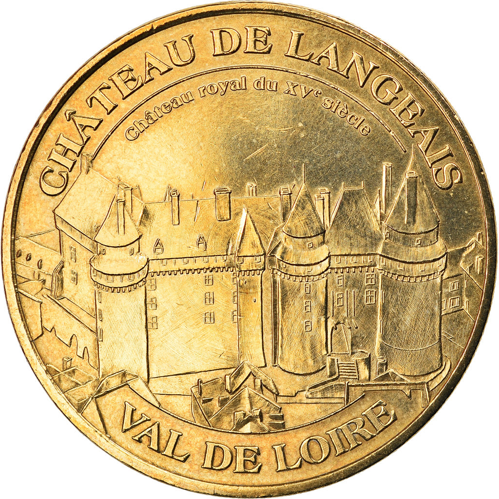 Francia, Token, Jetón turístico, Langeais - Château n°1, Arts & Culture