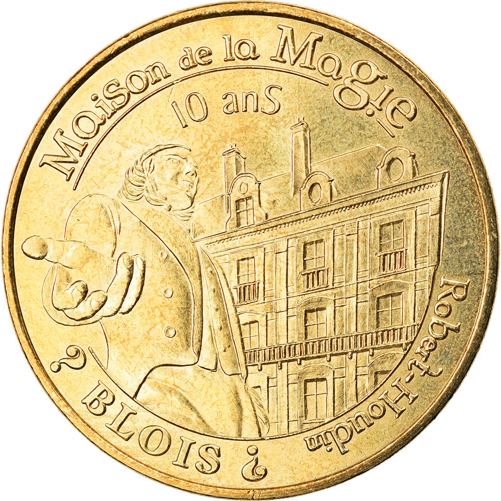 Francia, Token, Jetón turístico, Blois - Maison de la magie n°2 - 10 ans