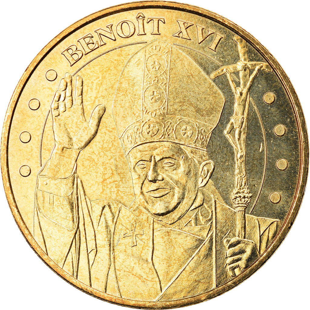 Francia, Token, Touristic token, Lourdes - Benoit XVI, Arts & Culture, 2008