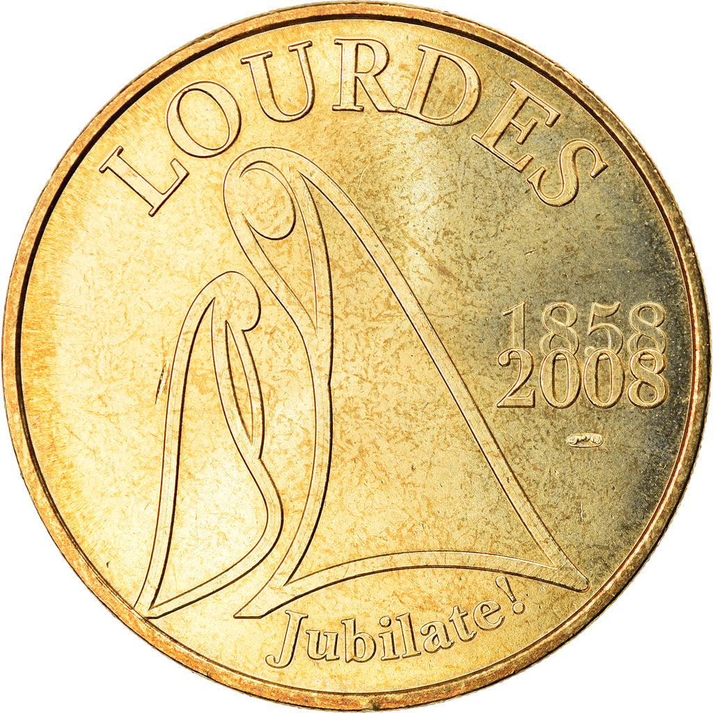 Francia, Token, Touristic token, Lourdes - Benoit XVI, Arts & Culture, 2008