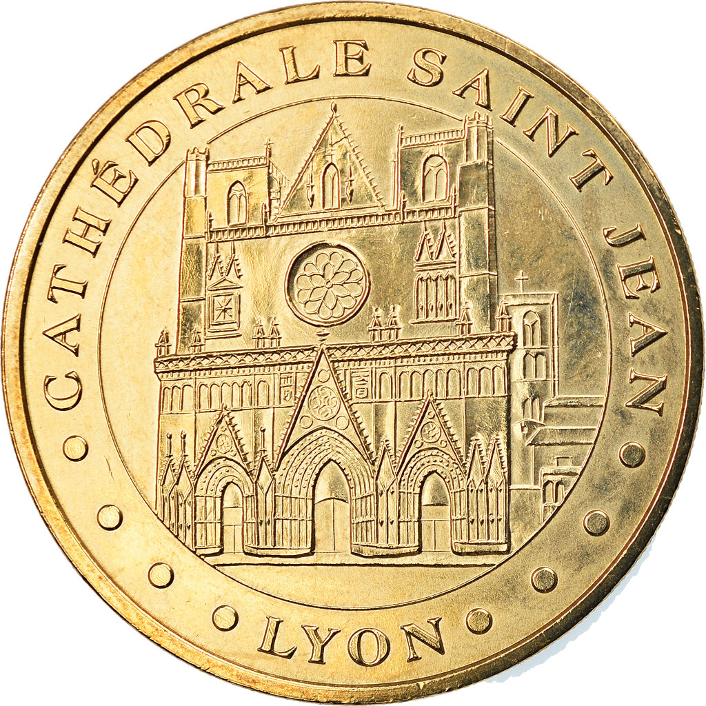 France, Jeton, Jeton Touristique, Lyon - Cathédrale Saint Jean n°1, Arts &