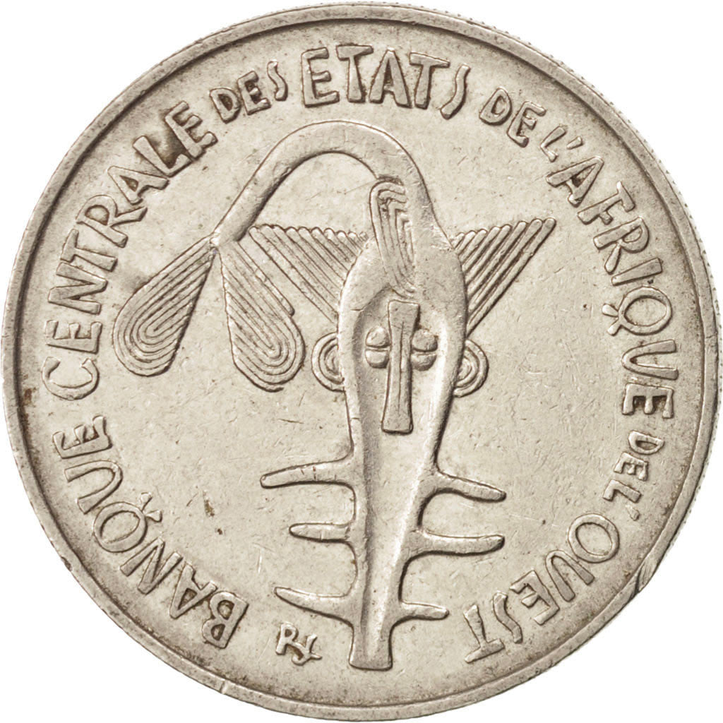 Moneta, Stati dell'Africa occidentale, 100 Francs, 1974, BB, Nichel, KM:4