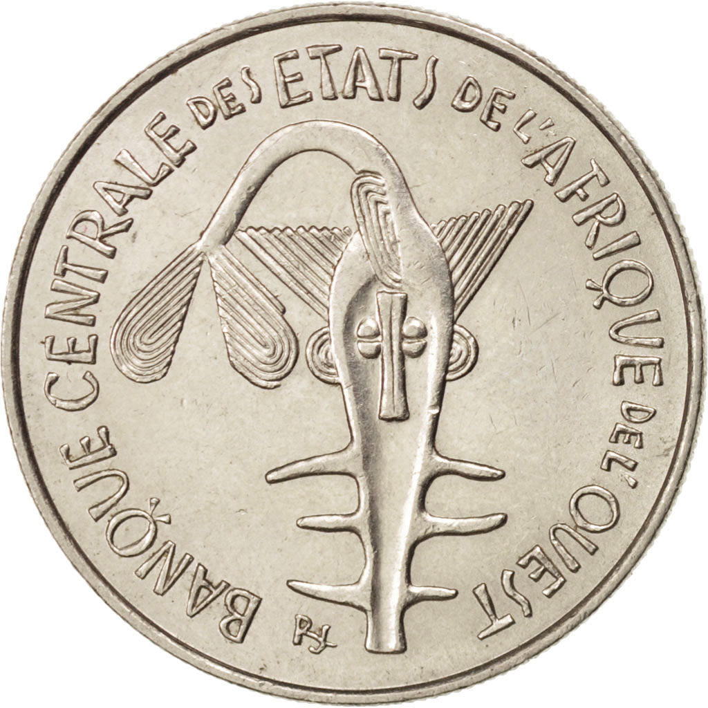Moneta, Stati dell'Africa occidentale, 100 Francs, 1975, SPL-, Nichel, KM:4