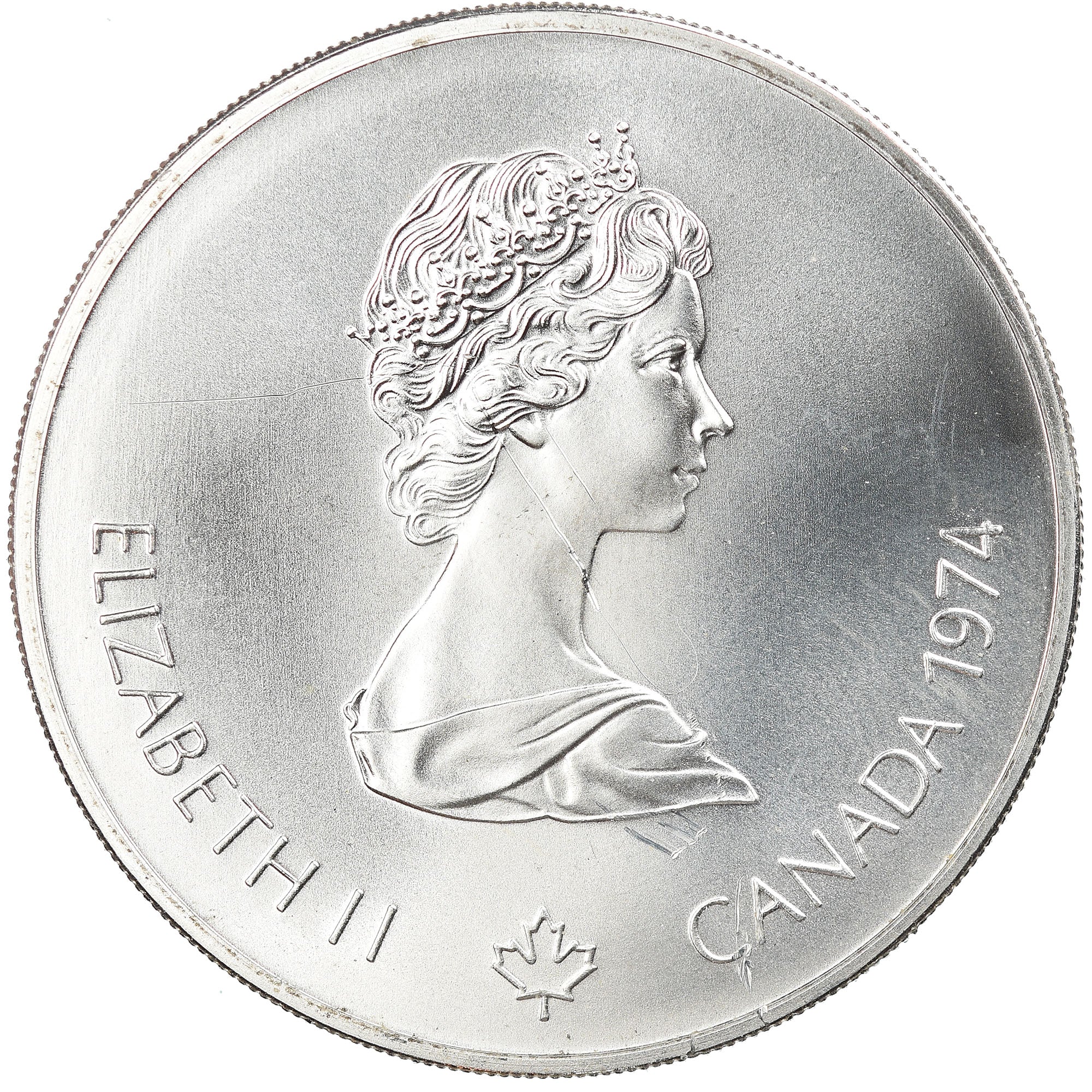 Coin, Canada, Elizabeth II, 5 Dollars, 1974, Royal Canadian Mint, Ottawa