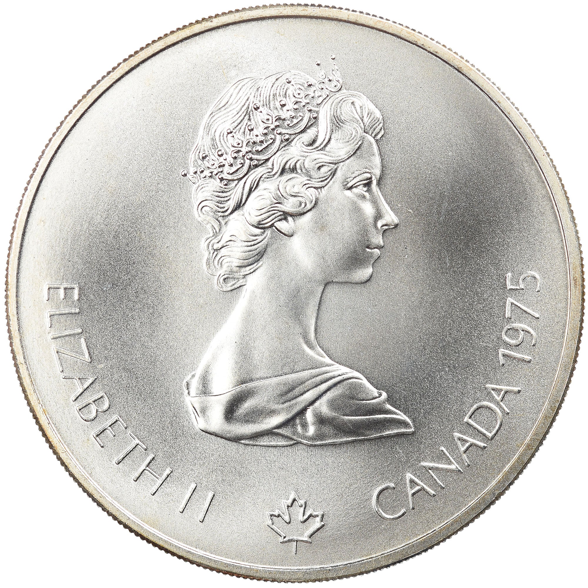Coin, Canada, Elizabeth II, 5 Dollars, 1975, Royal Canadian Mint, Ottawa