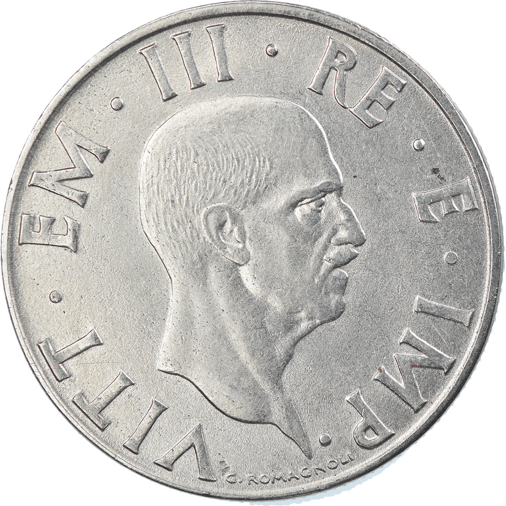 Munten, Italië, Vittorio Emanuele III, 2 Lire, 1940, Rome, PR, Stainless Steel