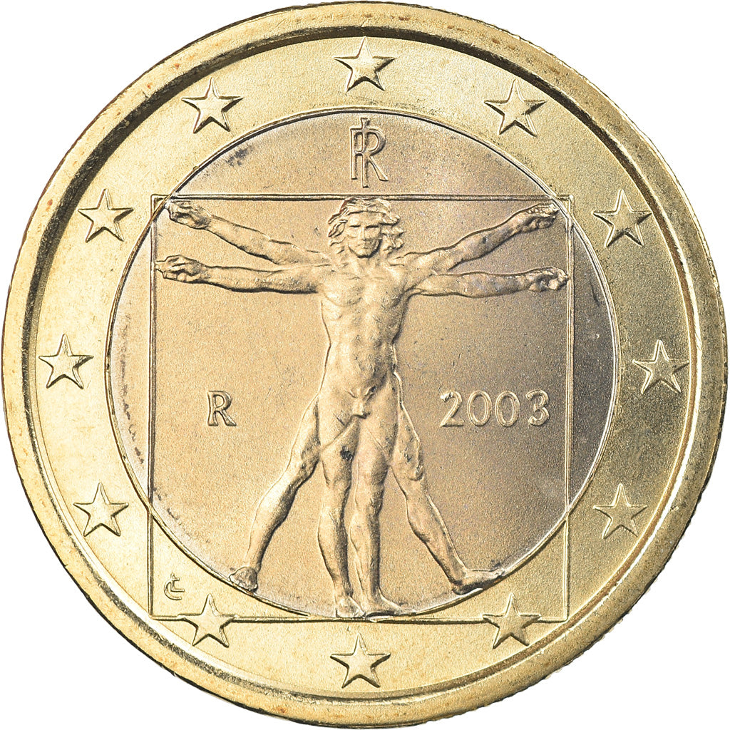Italie, Euro, 2003, Rome, FDC, Bi-Metallic, KM:216
