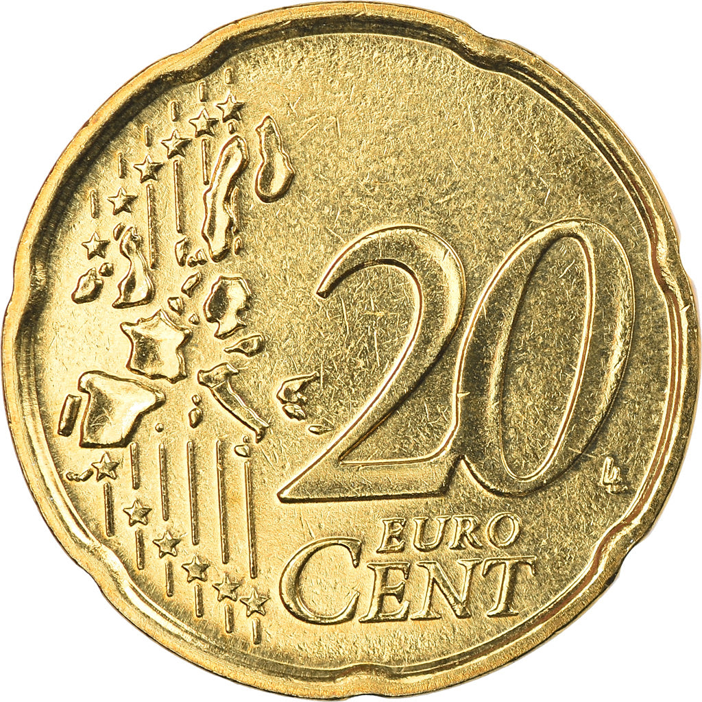 Italië, 20 Euro Cent, 2006, Rome, FDC, Tin, KM:214