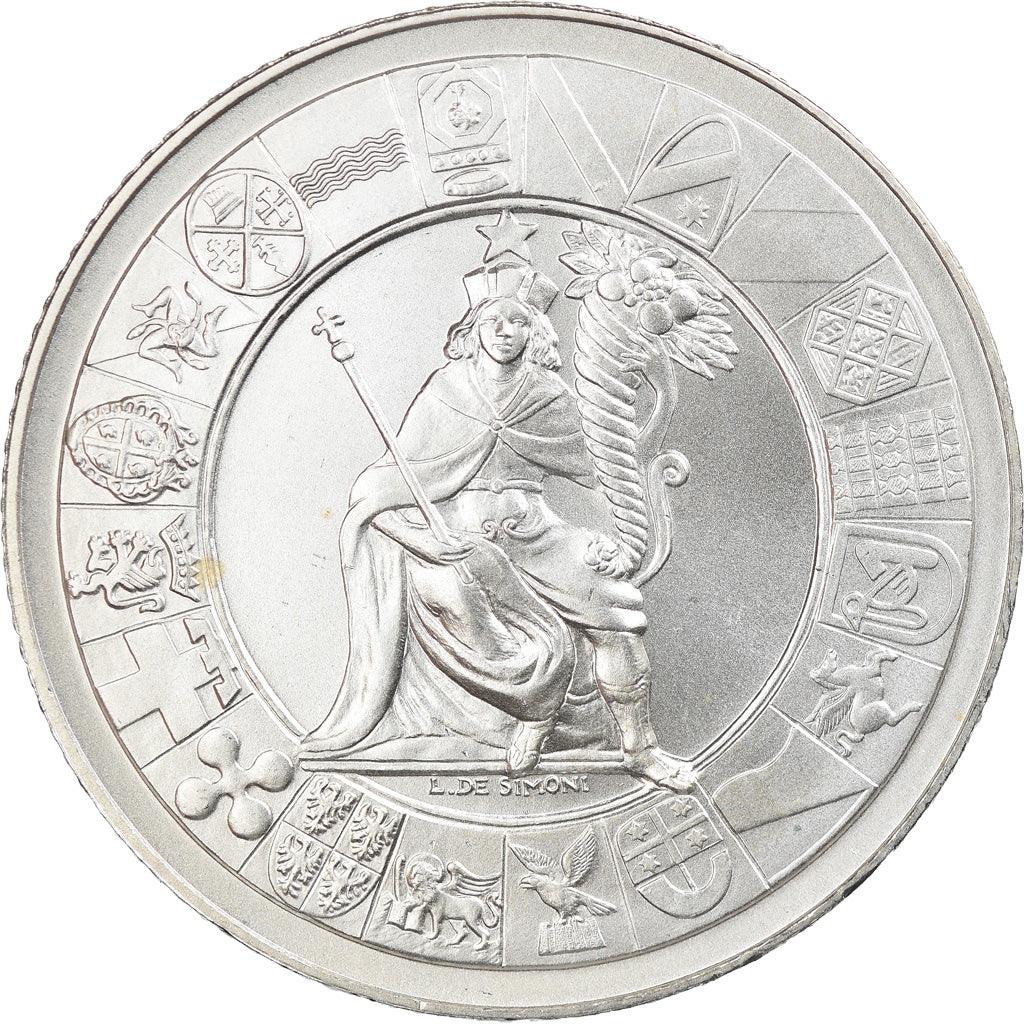 Italy, 5 Euro, 60ème anniversaire de la République italienne, 2006, Rome
