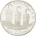 San Marino, 10 Euro, 2002, MS(64), Silver, KM:449