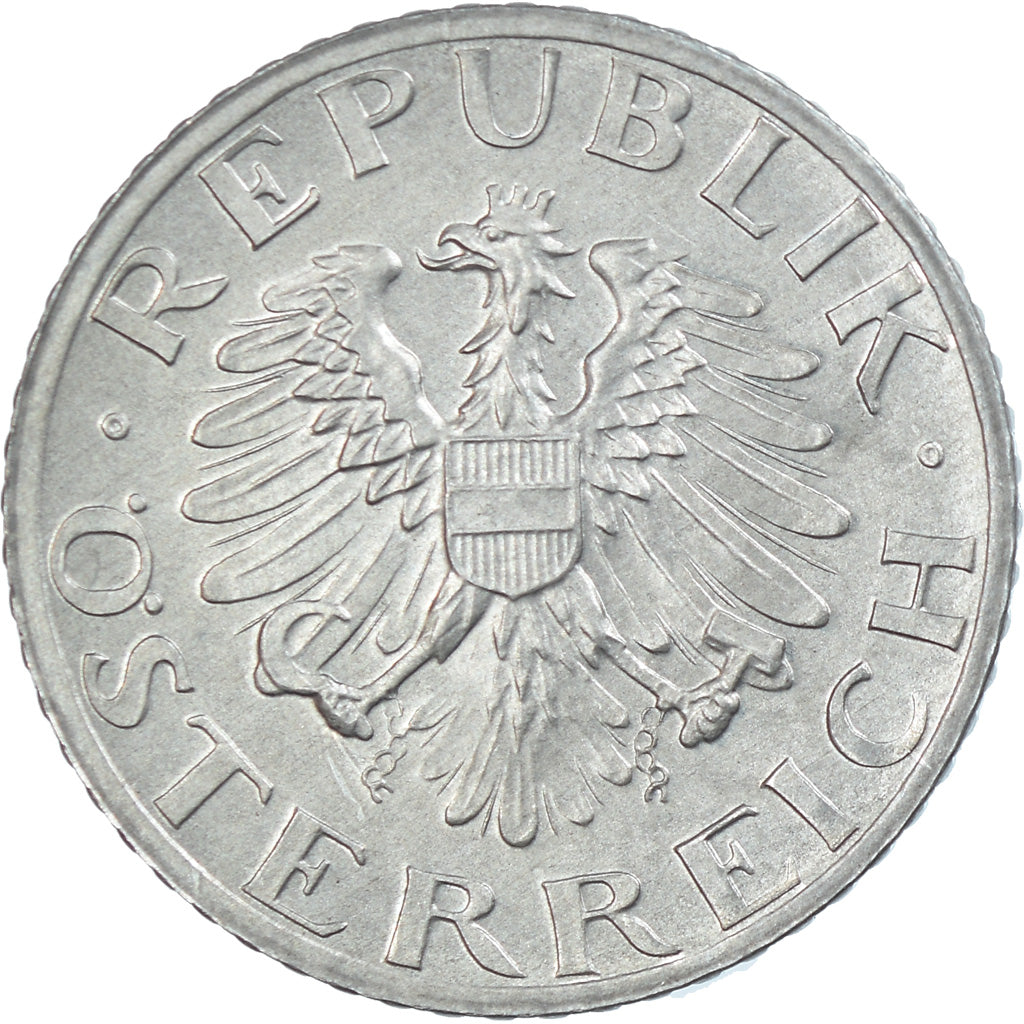 Moeda, Áustria, 5 Groschen, 1987, Proof, MS(65-70), Zinco, KM:2875