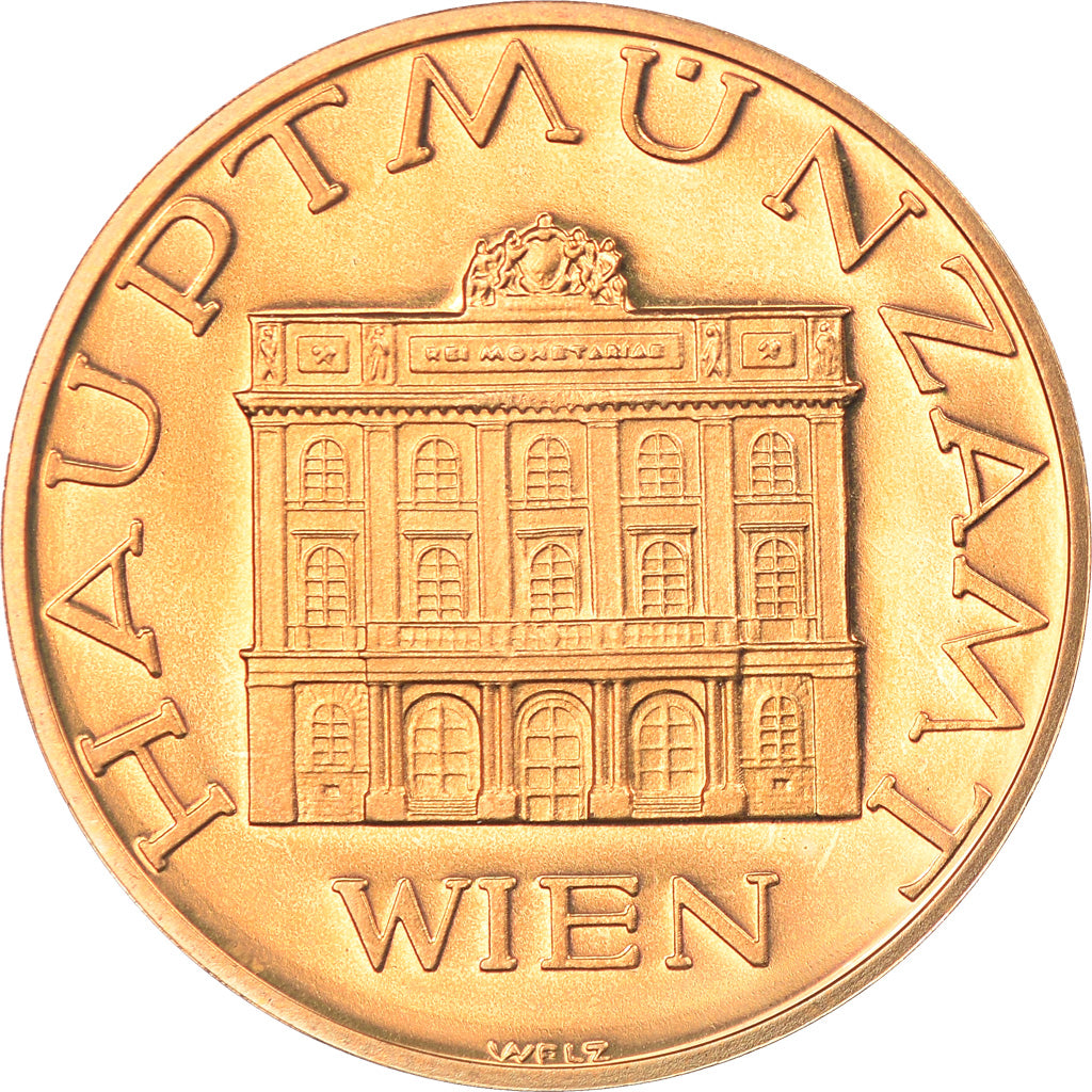 Austria, Token, Hauptmunzamt Wien, 1987, MS(65-70), Brass