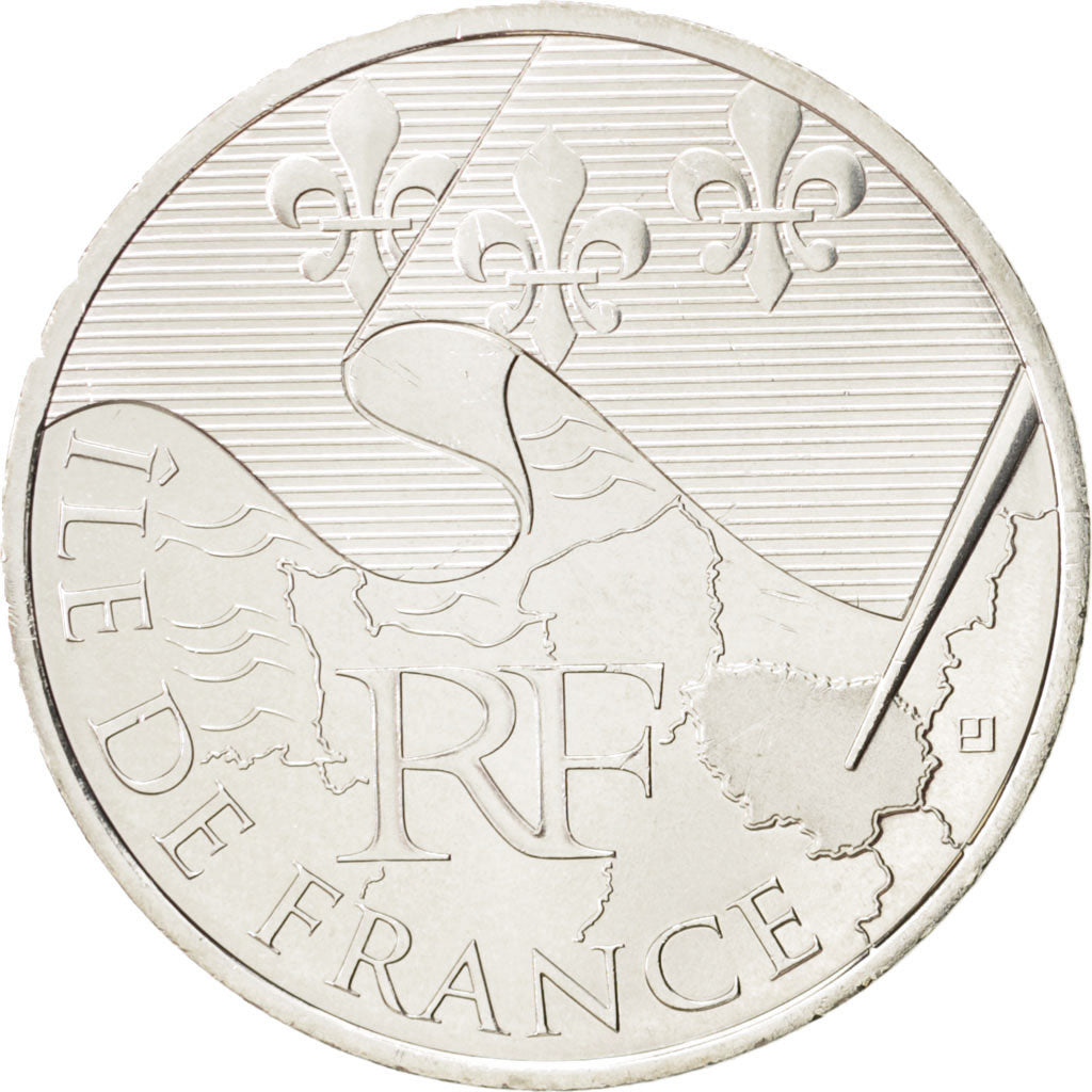 Coin, France, 10 Euro, 2010, MS(63), Silver, KM:1657