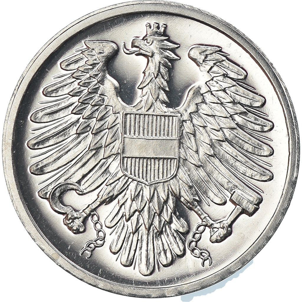 Münze, Österreich, 2 Groschen, 1987, Proof, STGL, Aluminium, KM:2876