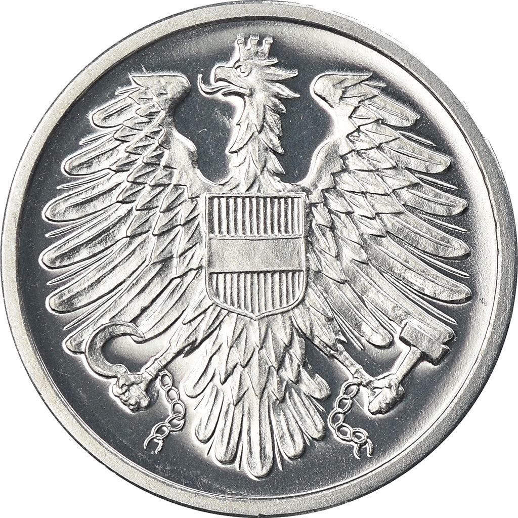 Moneta, Austria, 2 Groschen, 1987, Proof, MS(65-70), Aluminium, KM:2876