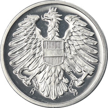 Coin, Austria, 2 Groschen, 1987, Proof, MS(65-70), Aluminum, KM:2876
