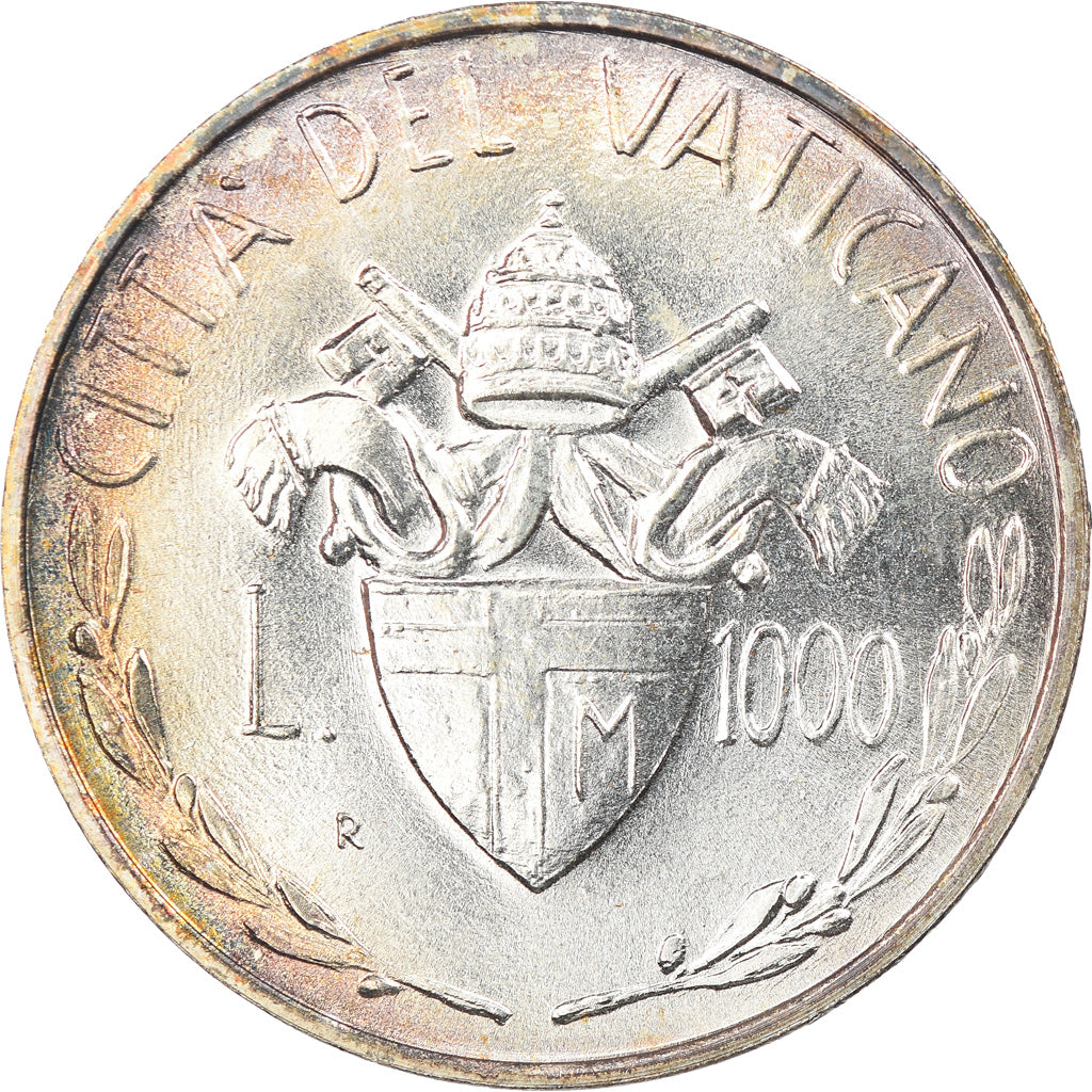 Moneta, CITTÀ DEL VATICANO, John Paul II, 1000 Lire, 1982, Roma, FDC, Argento