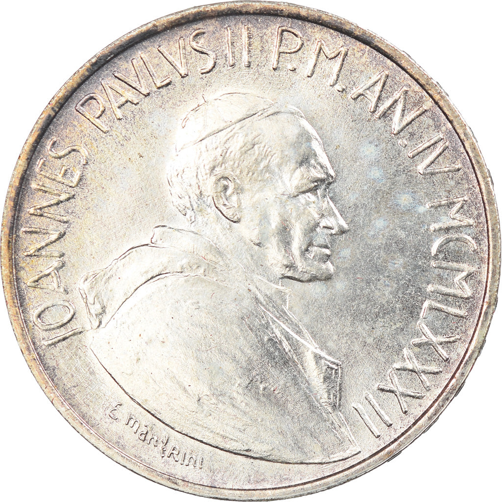 Munten, Vaticaanstad, John Paul II, 1000 Lire, 1982, Roma, FDC, Zilver, KM:167