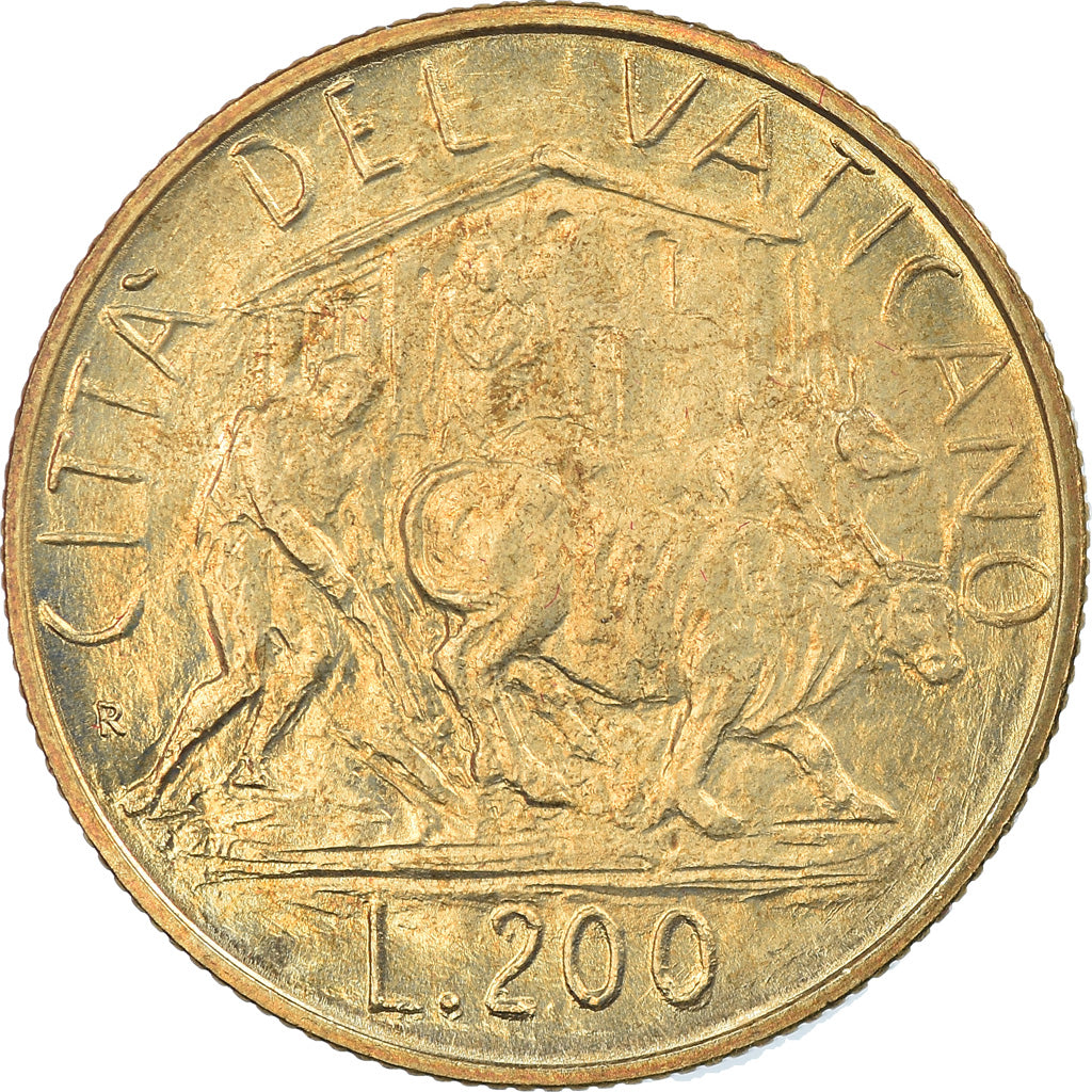 Moneta, PAŃSTWO WATYKAŃSKIE, John Paul II, 200 Lire, 1982, Roma, MS(65-70)