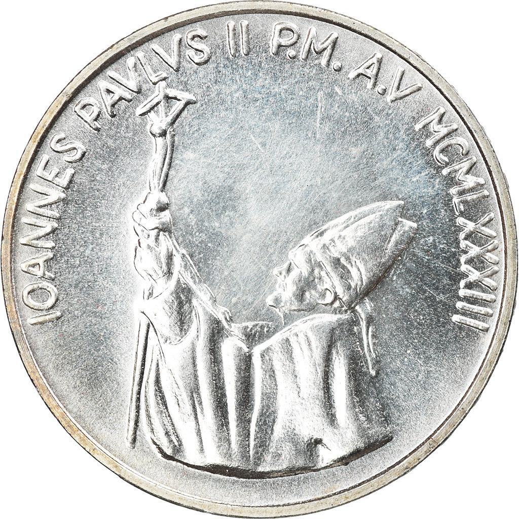 Munten, Vaticaanstad, John Paul II, 1000 Lire, 1983, Roma, FDC, Zilver, KM:176