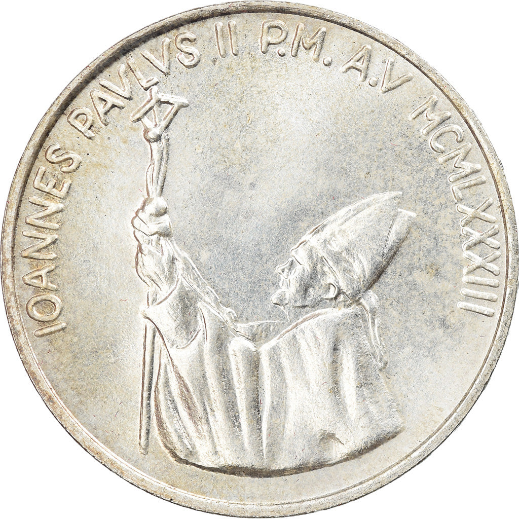 Moneta, CITTÀ DEL VATICANO, John Paul II, 1000 Lire, 1983, Roma, FDC, Argento